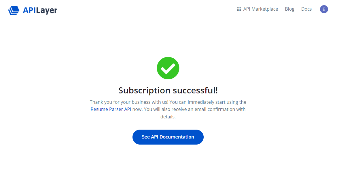 Subscription Successful